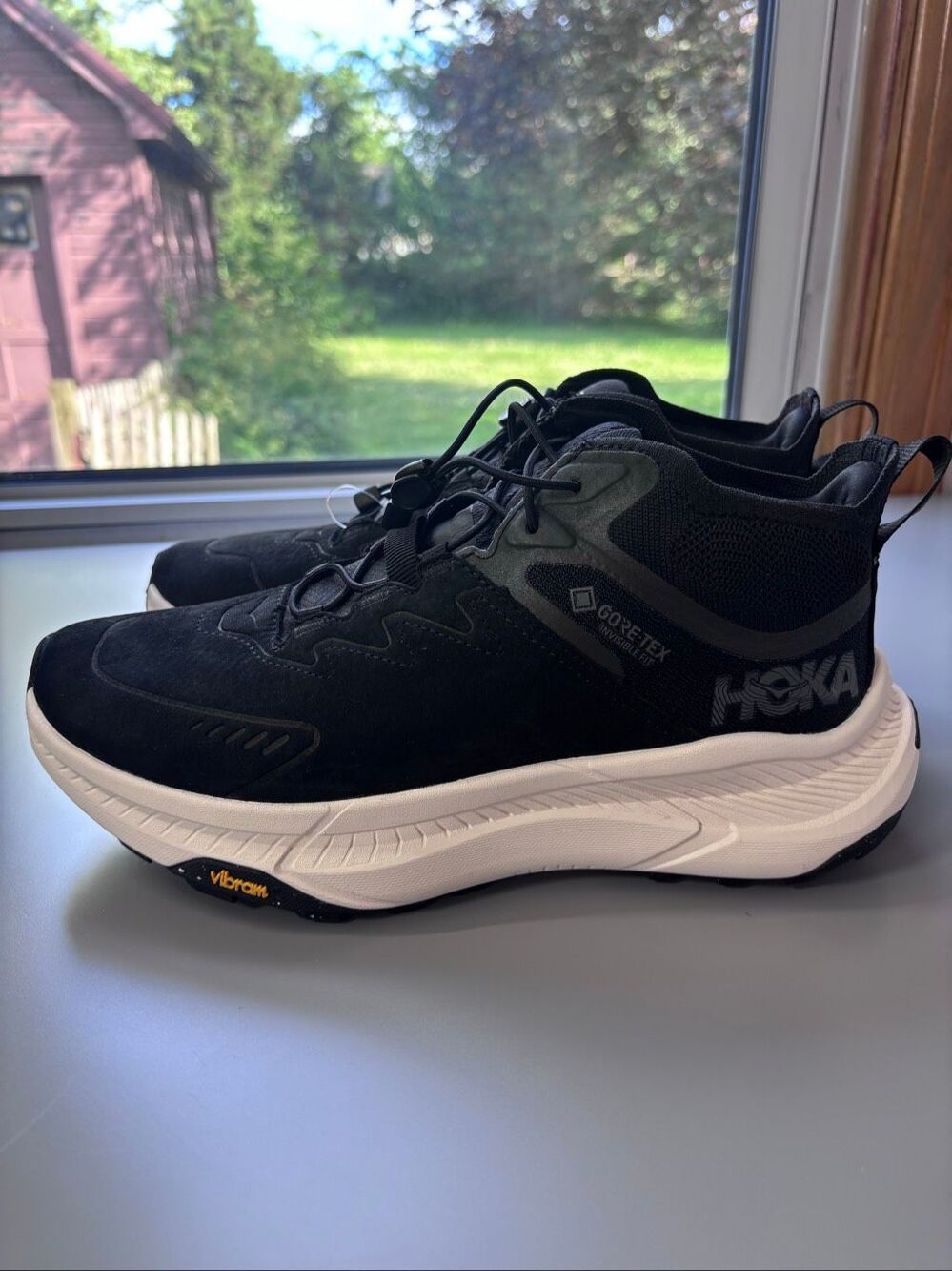 HOKA one Transport Chukka GTX shoes boots Black / Alabaster men’s 8 D NEW NO BOX - Picture 4 of 14